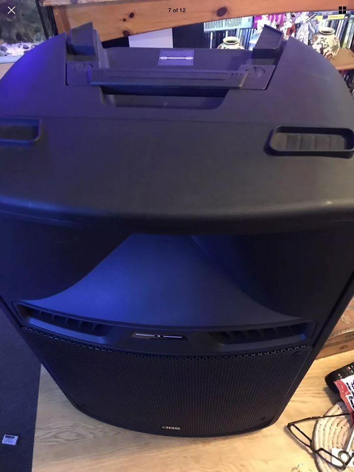 2x Monacor IMG STAGELINE PAK-415 Active Loudspeaker 15inch