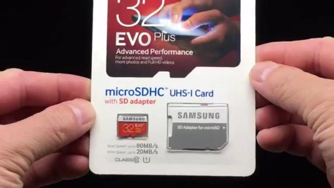 Samsung 32GB micro SD card SDHC memory card Class 10 with adapter EVO+ UHS-1 TF