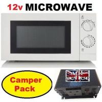 12V MICROWAVE OVEN + INVERTER CONVERTER PACK 12 VOLT VEHICLE - Self build Camper-1_1951498546-thumb