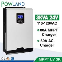 110V Solar Inverter 3Kva 2400W Off Grid 24V...