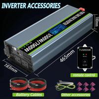Power Inverter 3500W 7000W Pure Sine Wave 24V...
