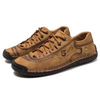 Menico Men Microfiber Leather Hand Stitching Comfort Soft Casual Shoes