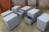 Used Metal cupboard on wheels 40*57*57 cm-metal_cupboard_on_wheels___martfame_102_7252370226-thumb