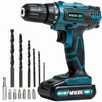 Mylek 18v Cordless Drill Complete with 13 Piece Accessories