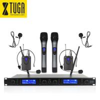 XTUGA Wireless Microphones System EW240 PLUS 4 Channel 2 Handheld 2 Bodypack Mic for sale in Nigeria