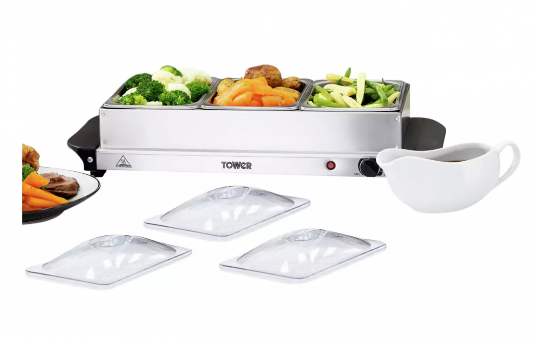 Tower Three Tray Buffet Server and Plate Warmer For sale in Nigeria